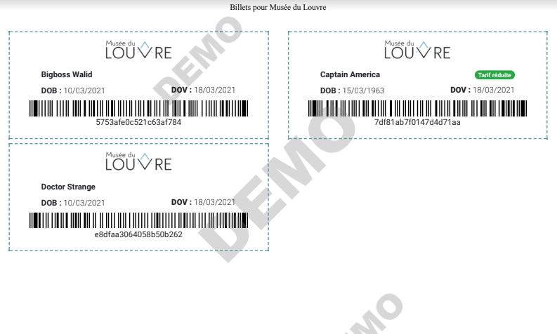 Payment page